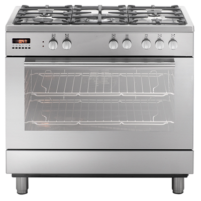 Gas cooktop electric oven professional cooking centre