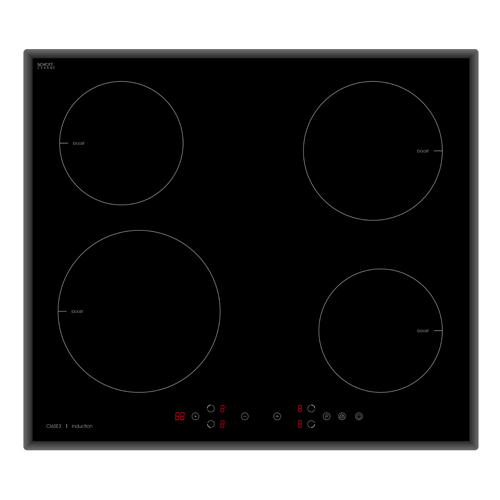 Induction 4 zone 600mm